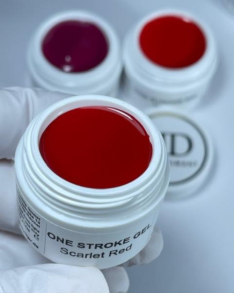 One Stroke Gel Scarlet Red Karl Diamant 5 ml